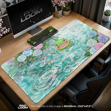 Politoed Rainy Bloom Mouse Pad - Pokemon Desk Mat