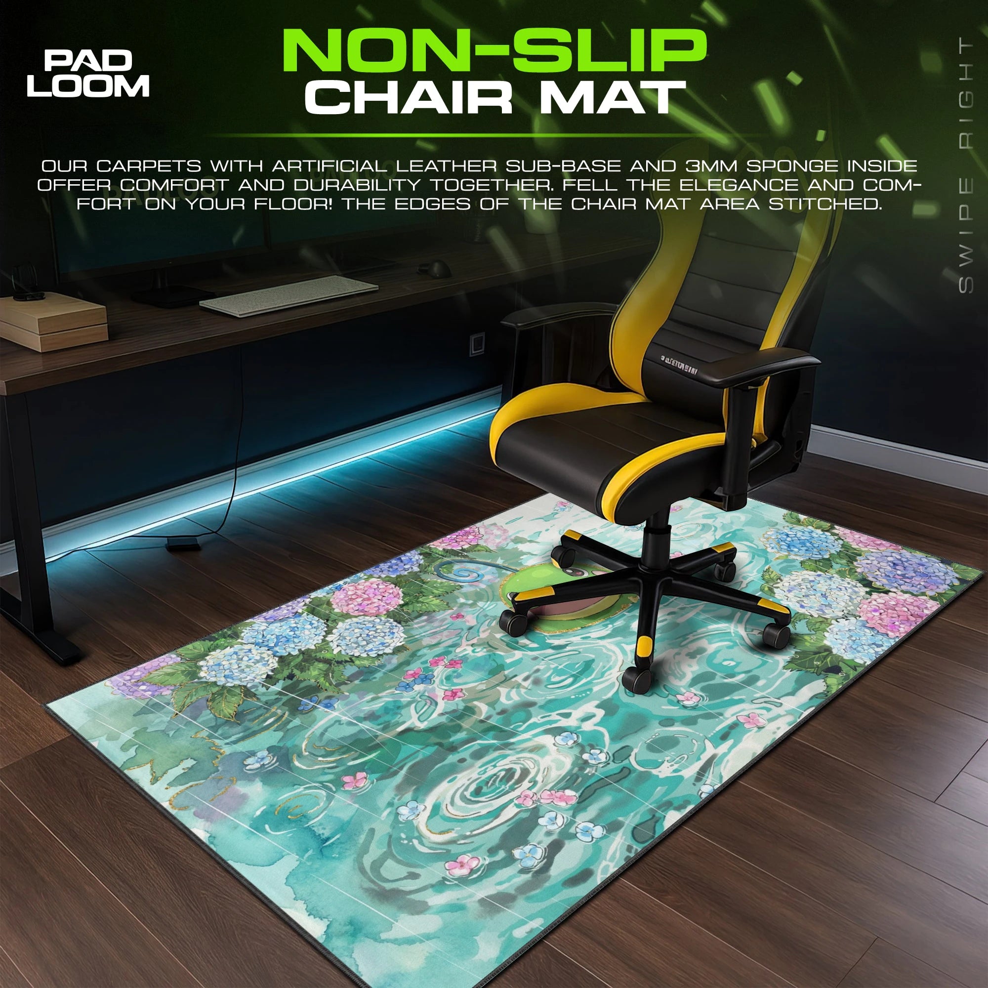 Politoed Rainy Bloom Mouse Pad - Pokemon Desk Mat