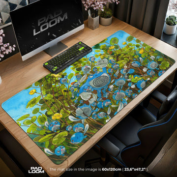 Poliwag Lily Pond Mouse Pad - Pokemon Desk Mat