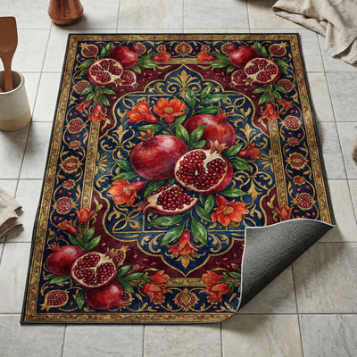 Pomegranate Rug — Jewel Kitchen Floor Mat