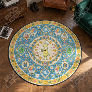 Poopybutthole Birthday Round Rug - Rick and Morty Chair Mat