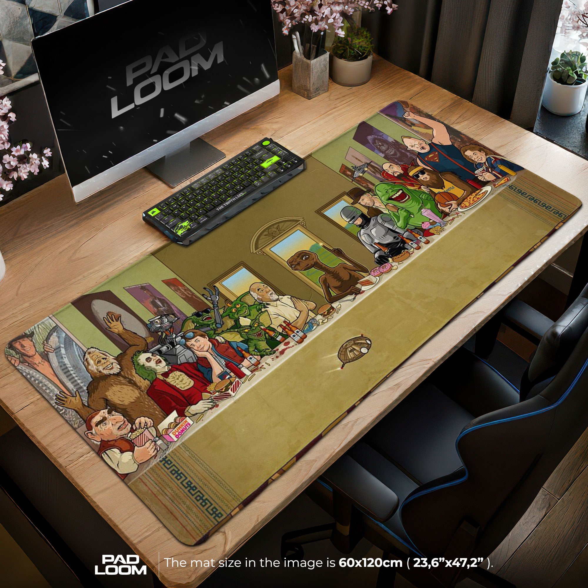 Pop Culture Supper - 80s Icons Gaming Mouse Pad