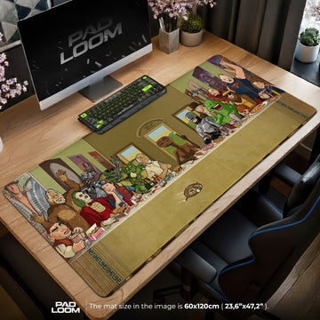 Pop Culture Supper - 80s Icons Gaming Mouse Pad