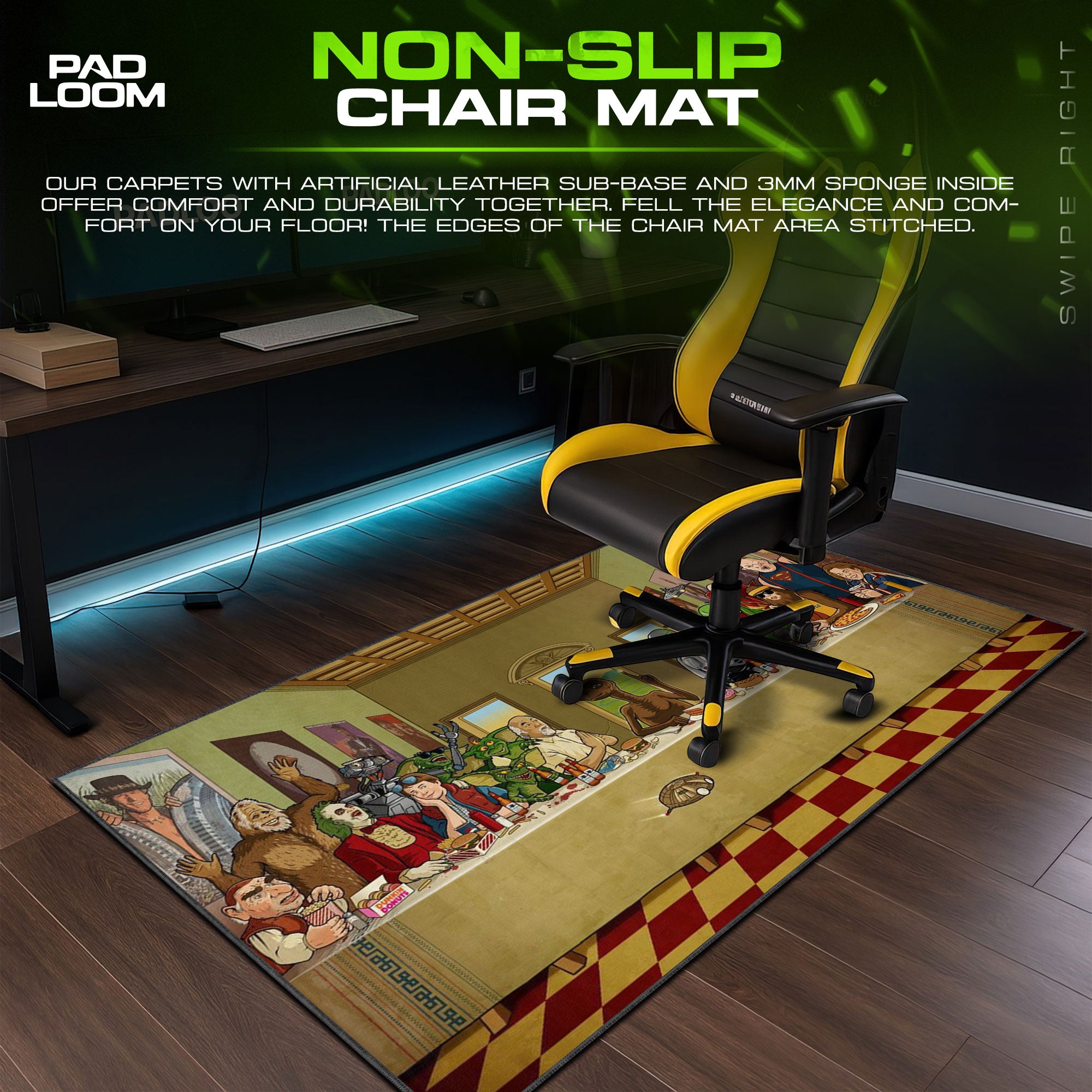 Pop Culture Supper - 80s Icons Gaming Mouse Pad