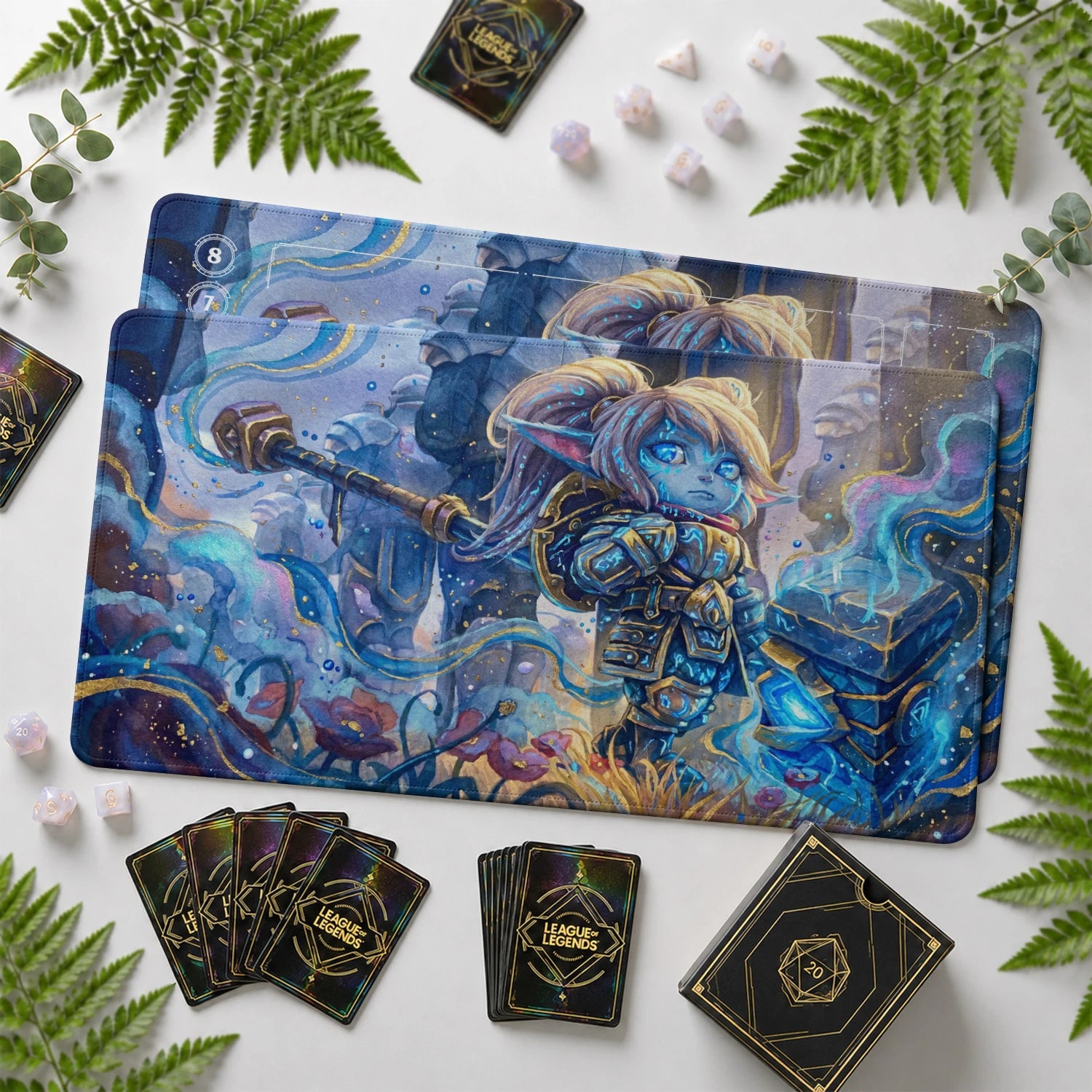 Poppy Hammer Playmat - LoL Riftbound TCG Mat