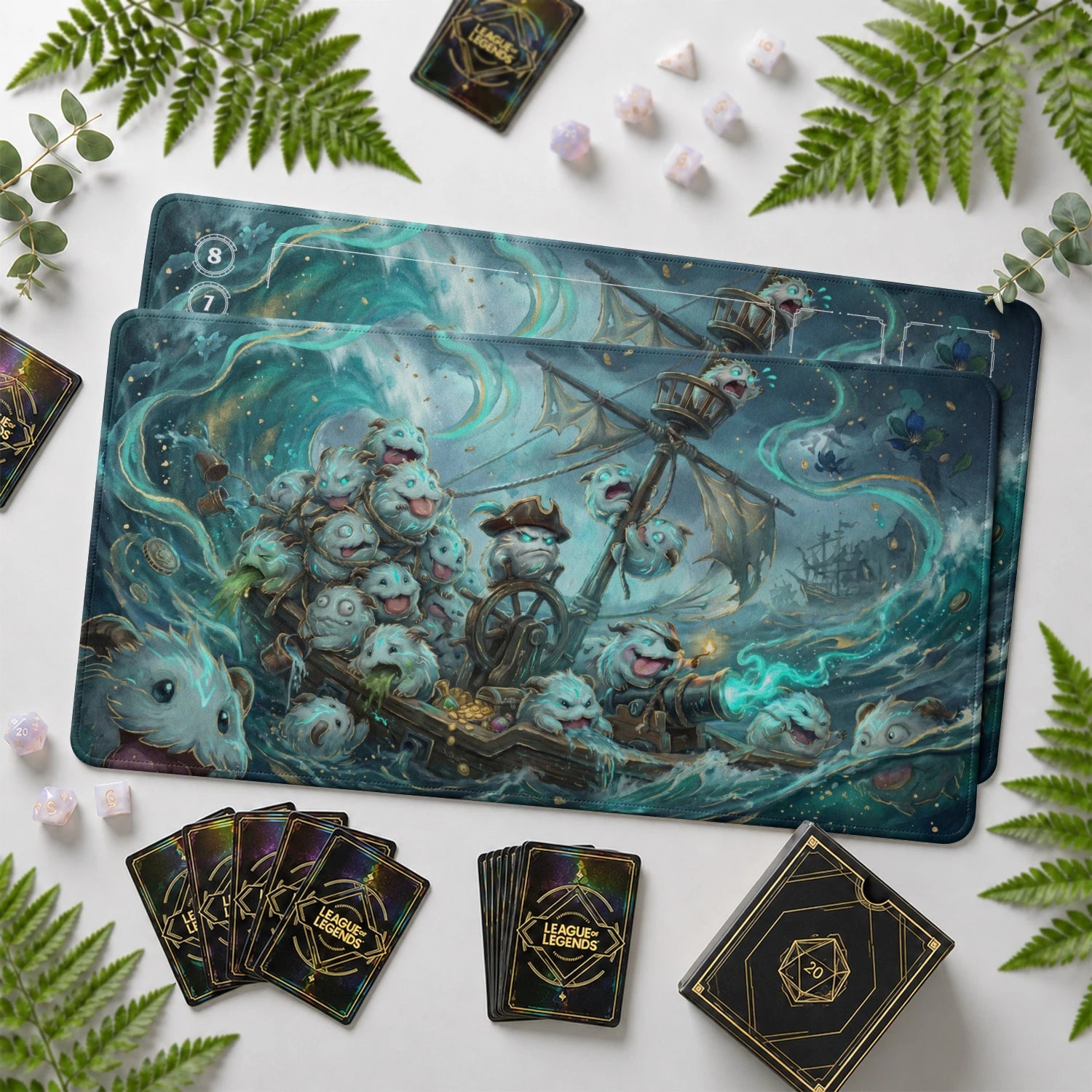 Poro Pirate Playmat - LoL Riftbound TCG Mat