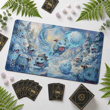 Poro Snowball Playmat - LoL Riftbound TCG Mat
