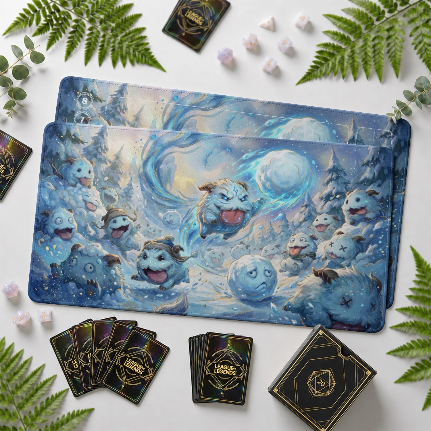 Poro Snowball Playmat - LoL Riftbound TCG Mat
