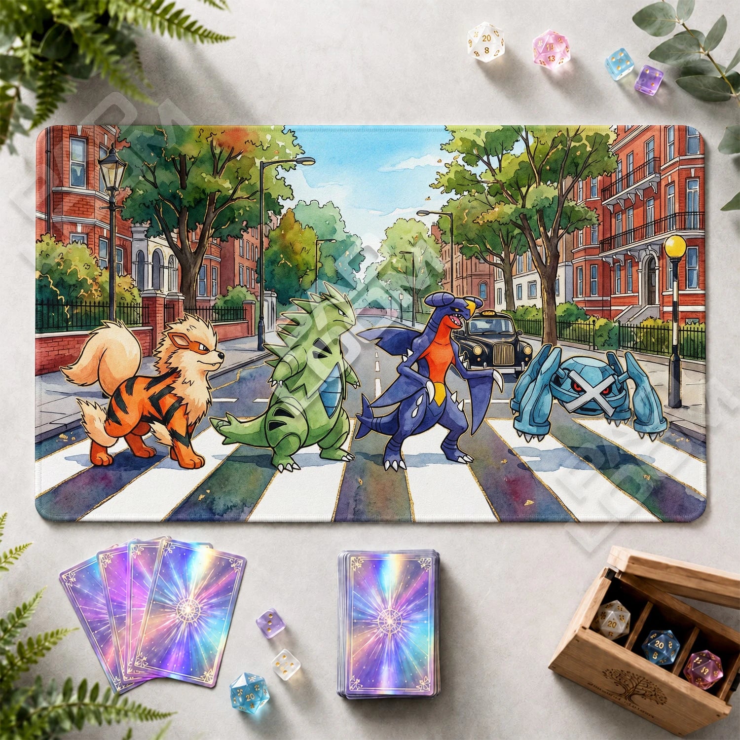 Powerhouse Crossing Playmat - Pokemon TCG Mat - view 2