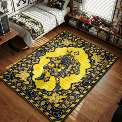 Prada Mercedes Crash Test Dummy Rug - Industrial Floor Mat