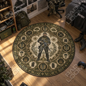 Price Medallion Round Rug - Call of Duty Chair Mat