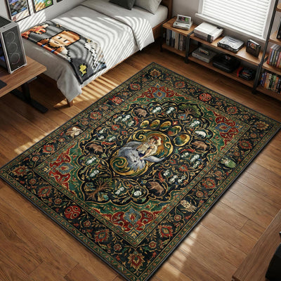 Princess Mononoke Wolf Paw Rug - Ghibli Chair Mat