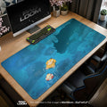 Psyduck Deep Shadow Mouse Pad – gaming desk mat by Padloom
