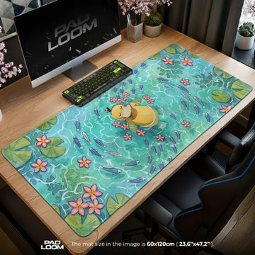 Psyduck Lily Pond Mouse Pad - Pokemon Desk Mat