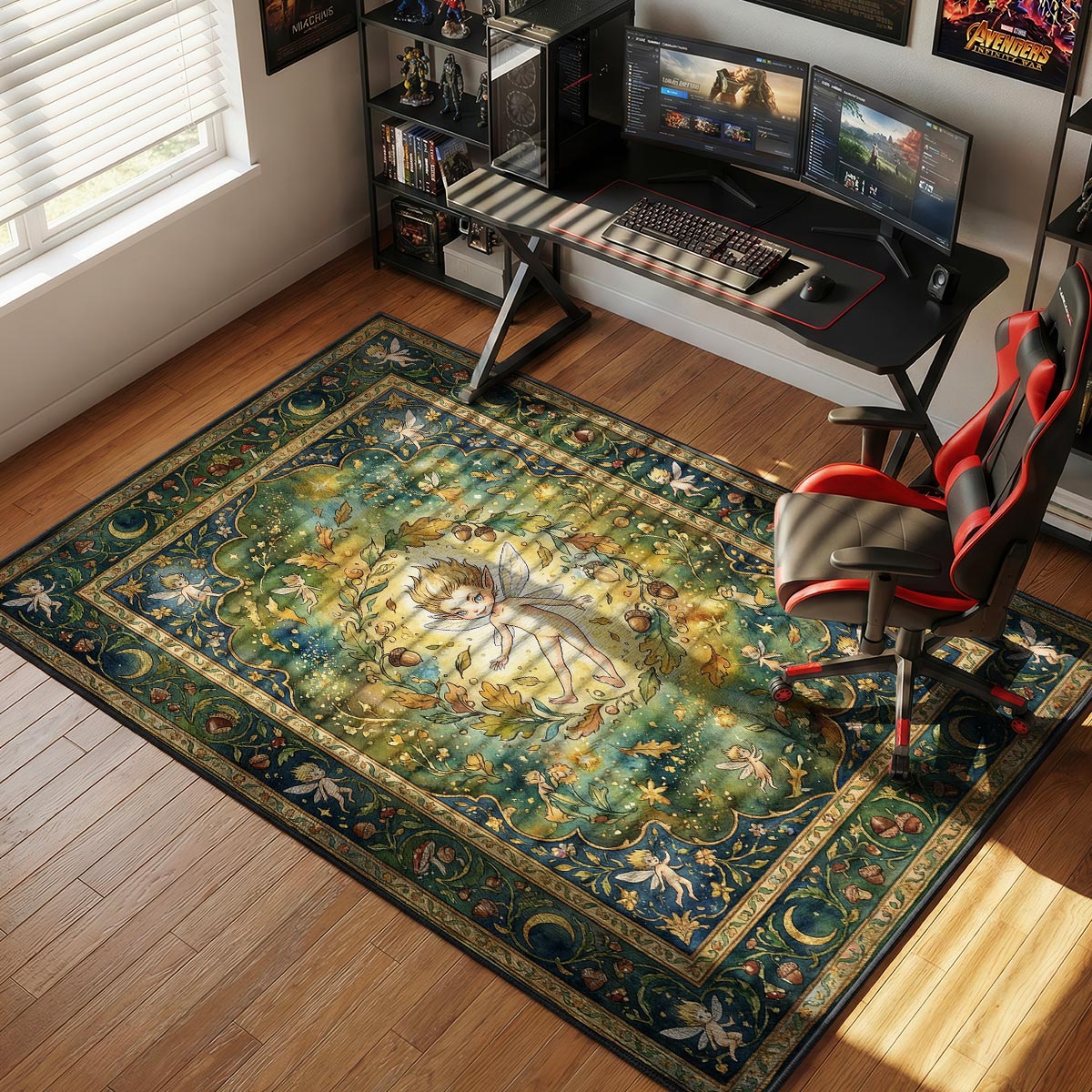 Puck Enchanted Forest Rug - Berserk Chair Mat