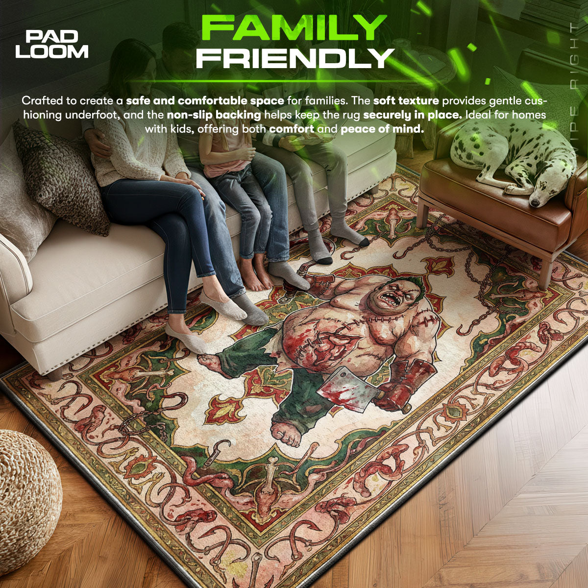 Pudge Butcher Hook Rug - Dota 2 Chair Mat