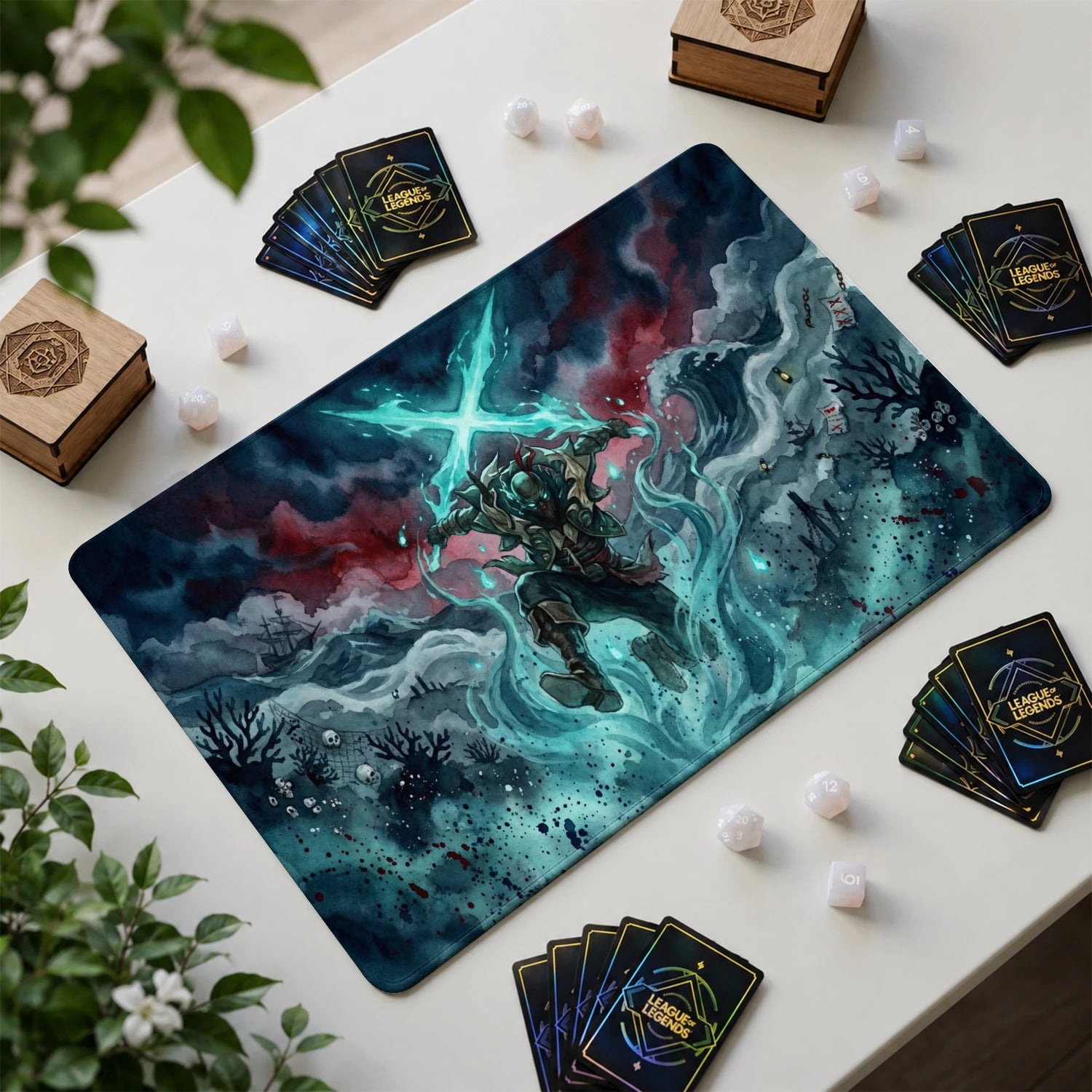 Pyke Depths Playmat - LoL Riftbound TCG Mat