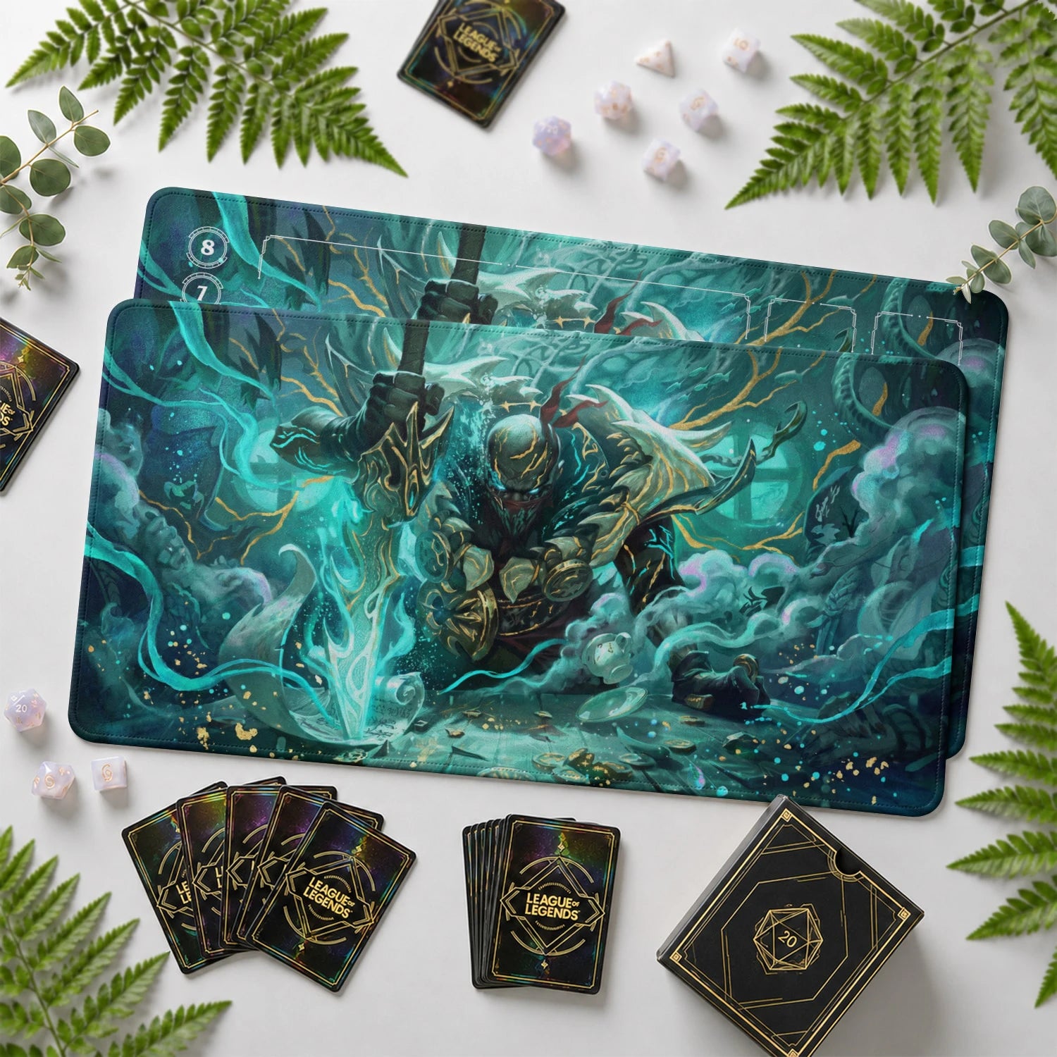 Pyke Drowned Playmat - LoL Riftbound TCG Mat