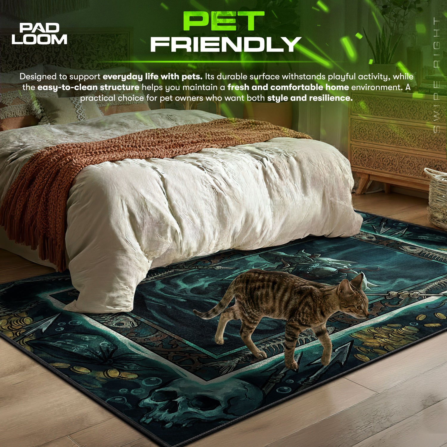 Pyke Harpoon Horror Rug - League of Legends Chair Mat