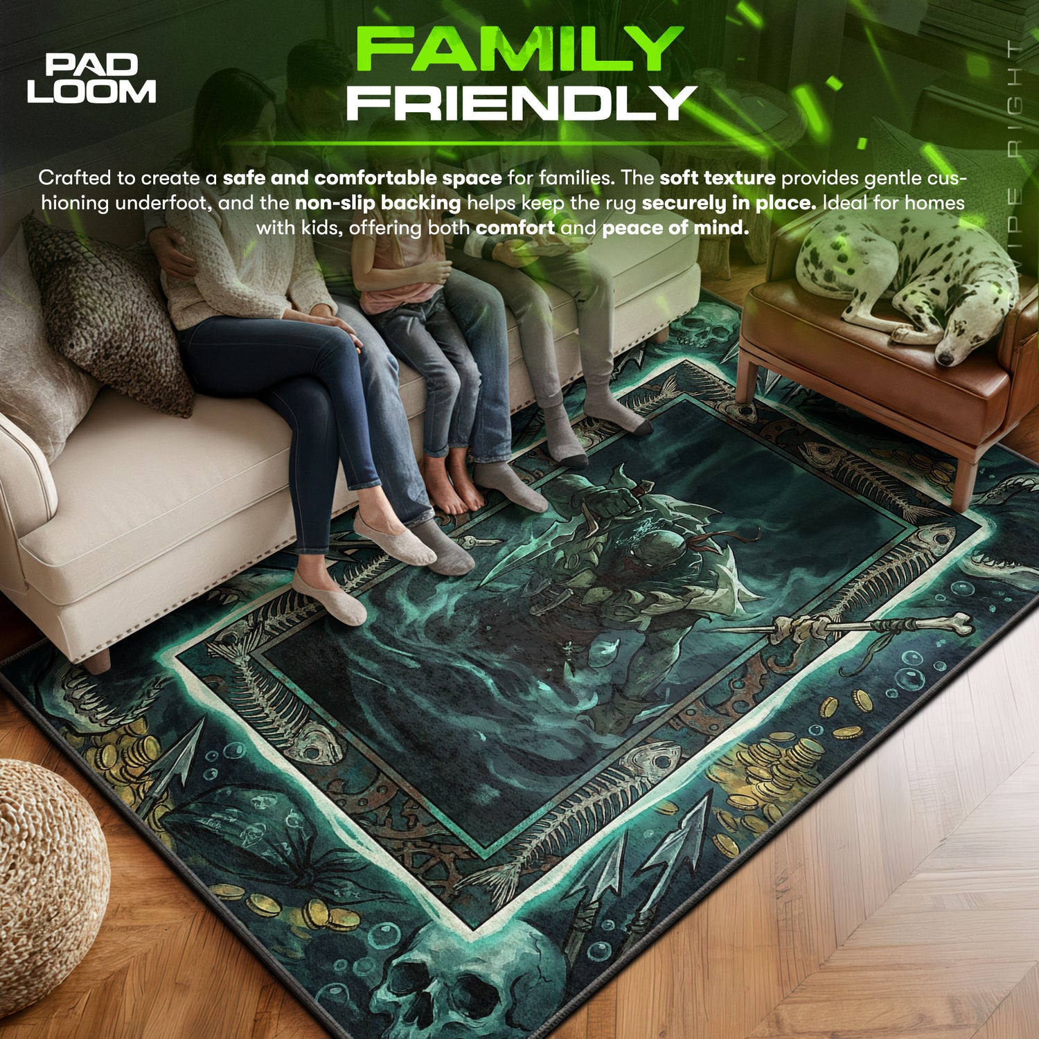 Pyke Harpoon Horror Rug - League of Legends Chair Mat