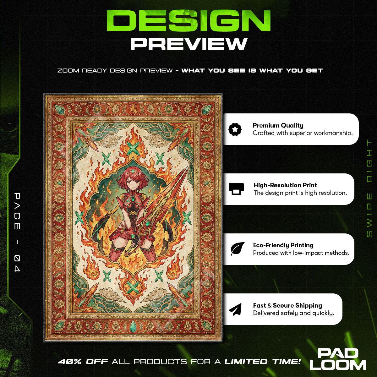 B-12 Rotes Protokollteppich - Streunende Stuhlmatte