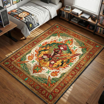 Pyra Aegis Flame Rug - Xenoblade Chronicles 2 Chair Mat