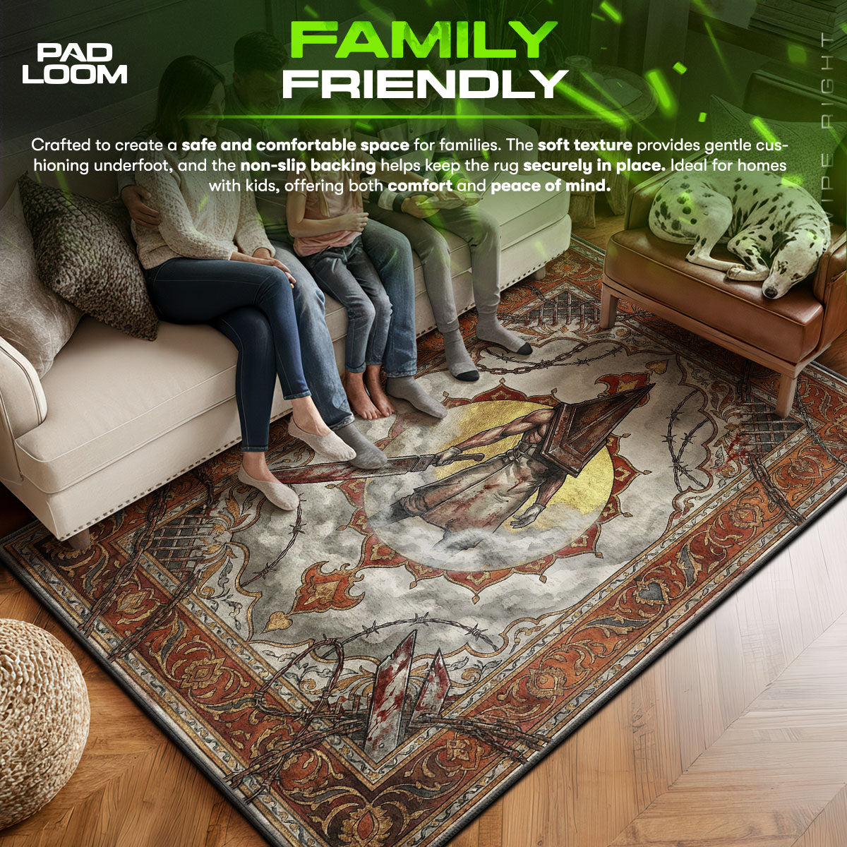 Pyramid Head Executioner Rug - Silent Hill Chair Mat