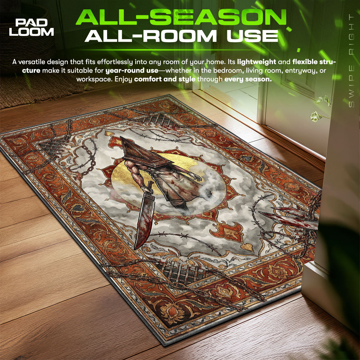 Pyramid Head Executioner Rug - Silent Hill Chair Mat