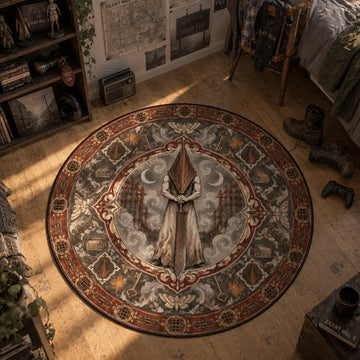 Pyramid Head Standing Round Rug - Silent Hill Chair Mat
