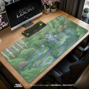 Quagsire Marsh Splash Mouse Pad - Pokemon Desk Mat
