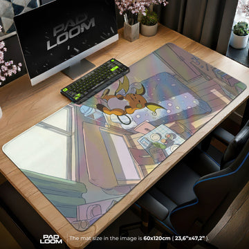 Raichu Lazy Morning Mouse Pad - Pokemon Desk Mat