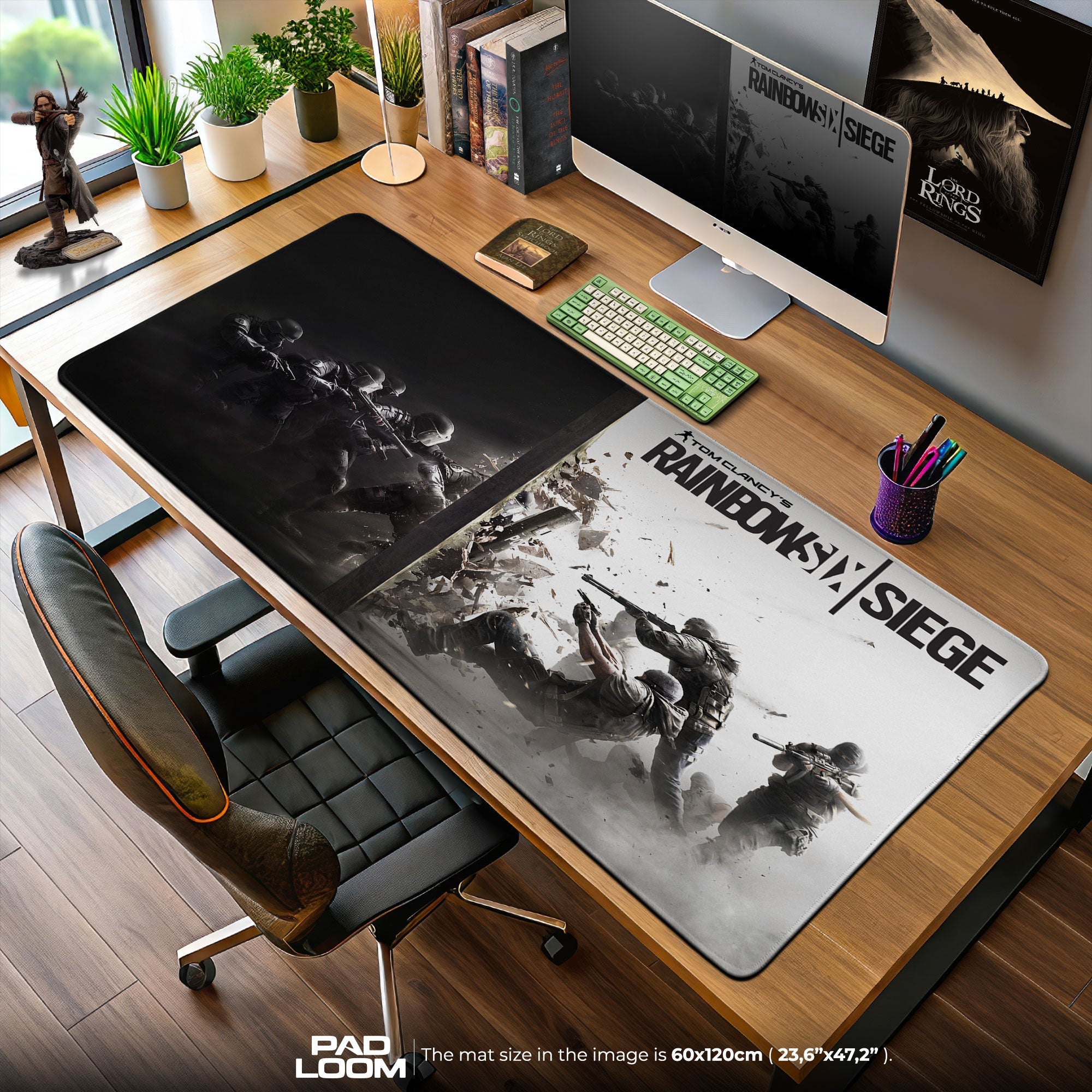 Siege Game Rug Rainbow Six Siege Breach Mouse Pad, Game Tactical Gaming Desk Mat – Padloom