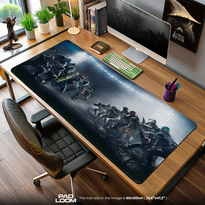 Rainbow Six Siege Operators Mouse Pad, Game Tactical Gaming Desk Mat