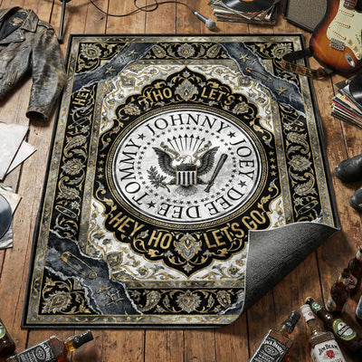 Ramones Presidential Seal Rug — Punk Rock Area Rug