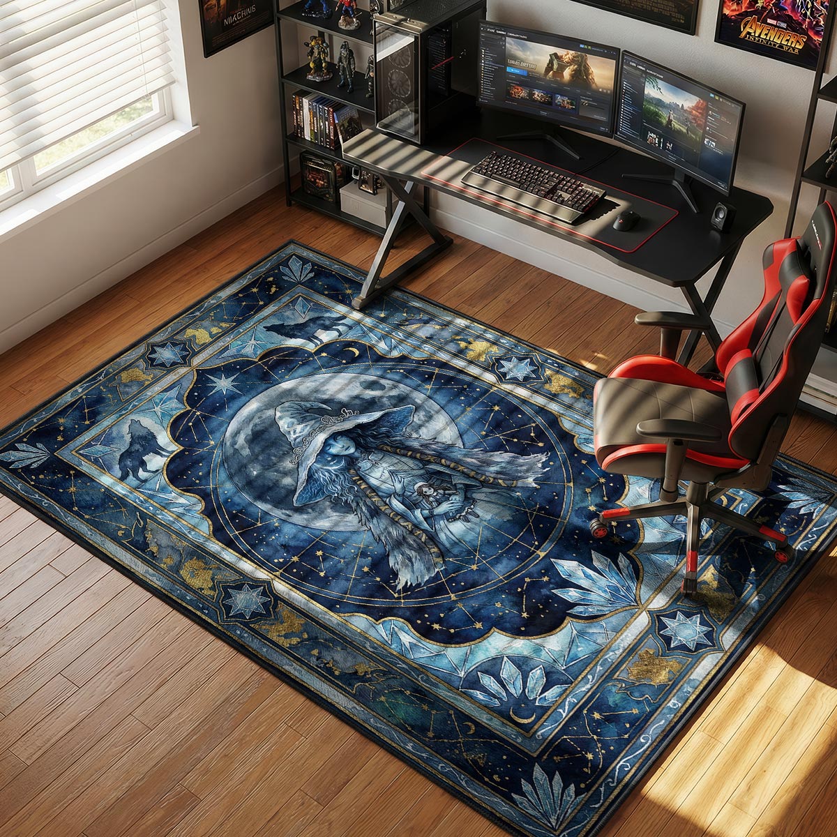 Ranni Lunar Sorcery Rug - Elden Ring Chair Mat