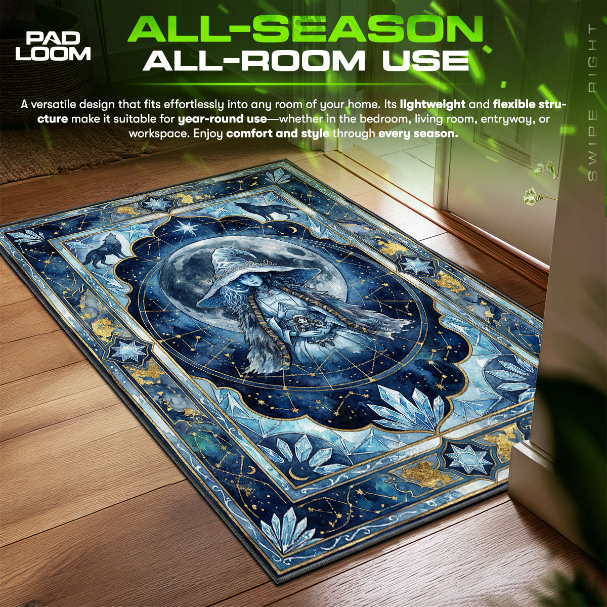 Ranni Lunar Sorcery Rug - Elden Ring Chair Mat
