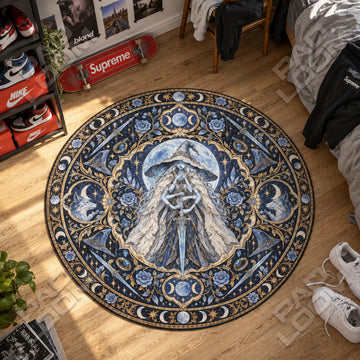 Ranni Moonlit Round Rug - Elden Ring Chair Mat