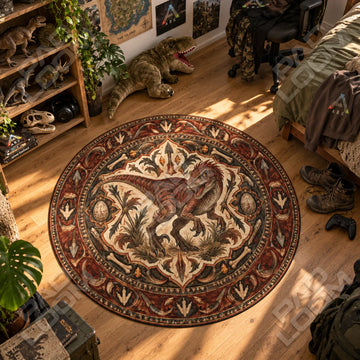 Raptor Prowling Round Rug - Ark Survival Chair Mat