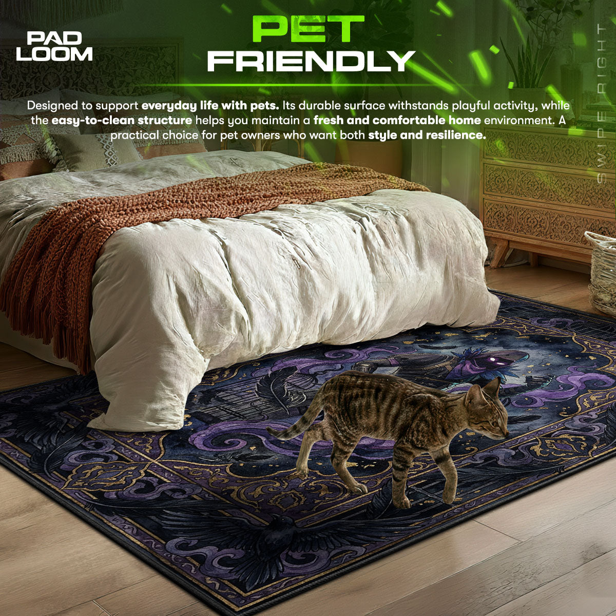 Raven Nevermore Rug - Fortnite Chair Mat