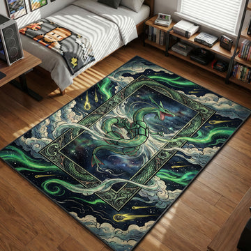 Rayquaza Celestial Meteor Rug - Pokemon Chair Mat