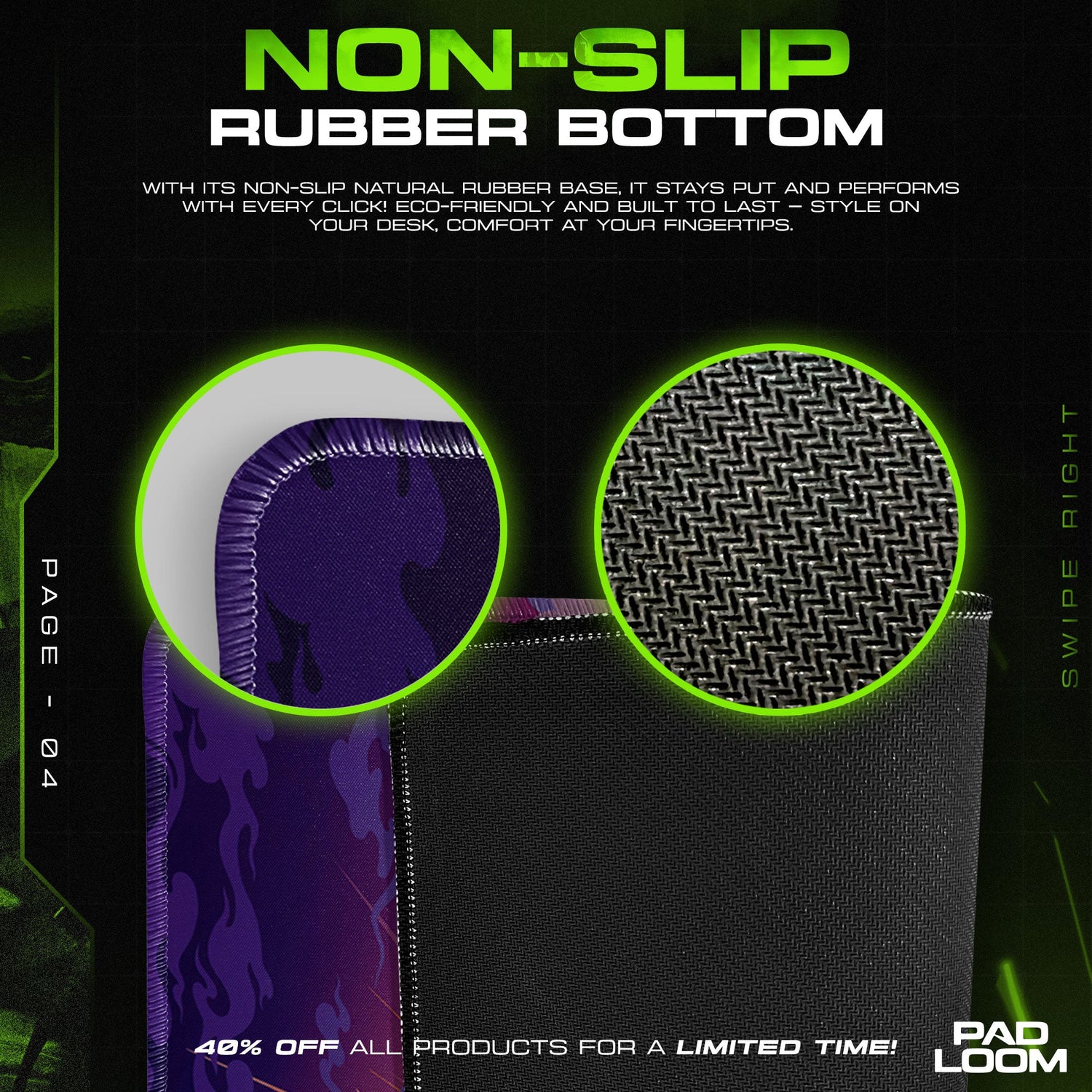 Rayquaza Crimson Sky Mouse Pad, Pokémon Gaming Desk Mat Padloom