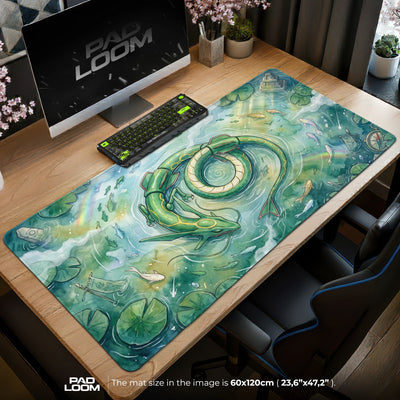 Rayquaza Smaragdspirale Mauspad - Pokémon Schreibtischunterlage
