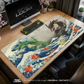 Rayquaza Great Wave Clash Mouse Pad – gaming desk mat by Padloom