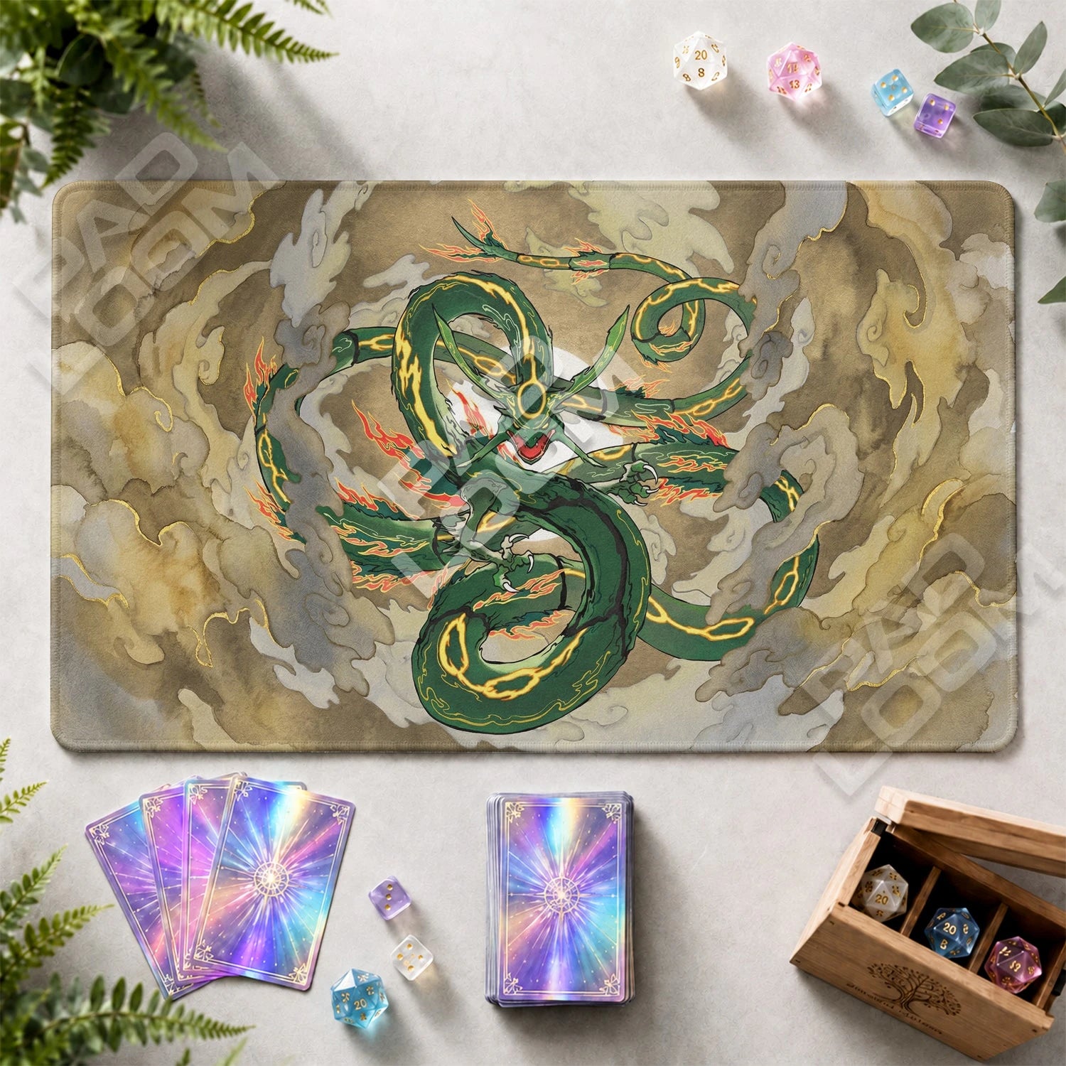 Rayquaza Ink Playmat - Pokemon TCG Mat