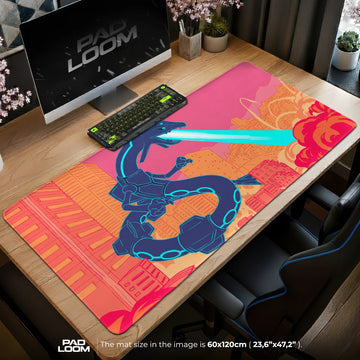 Rayquaza Kaiju Ruin Mouse Pad - Pokémon Desk Mat