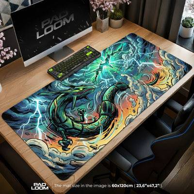 Rayquaza Sturmspirale Mauspad - Pokémon Schreibtischunterlage