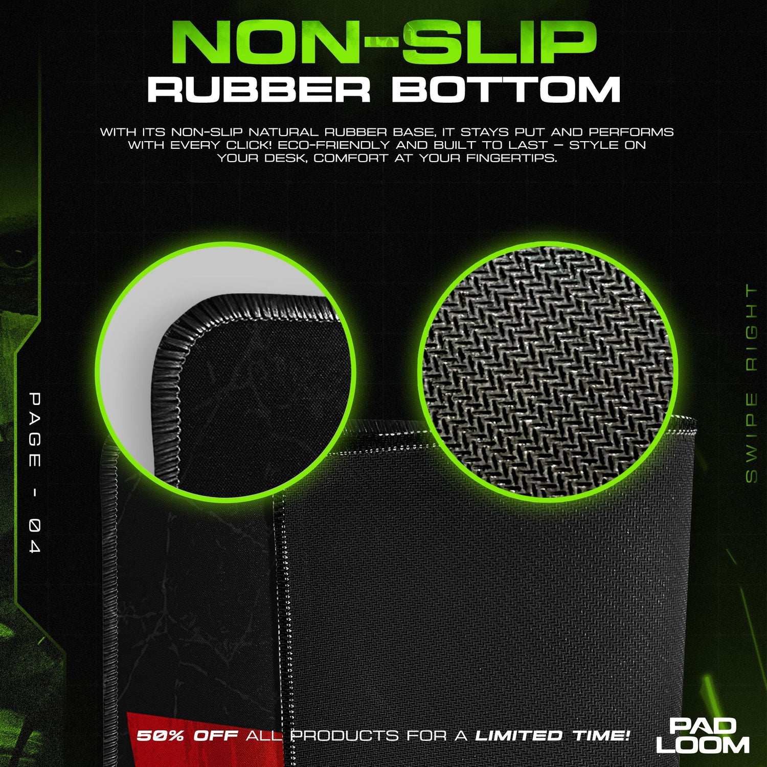 RDR2 Character Collage Mouse Pad, Red Dead Game Desk Mat Padloom