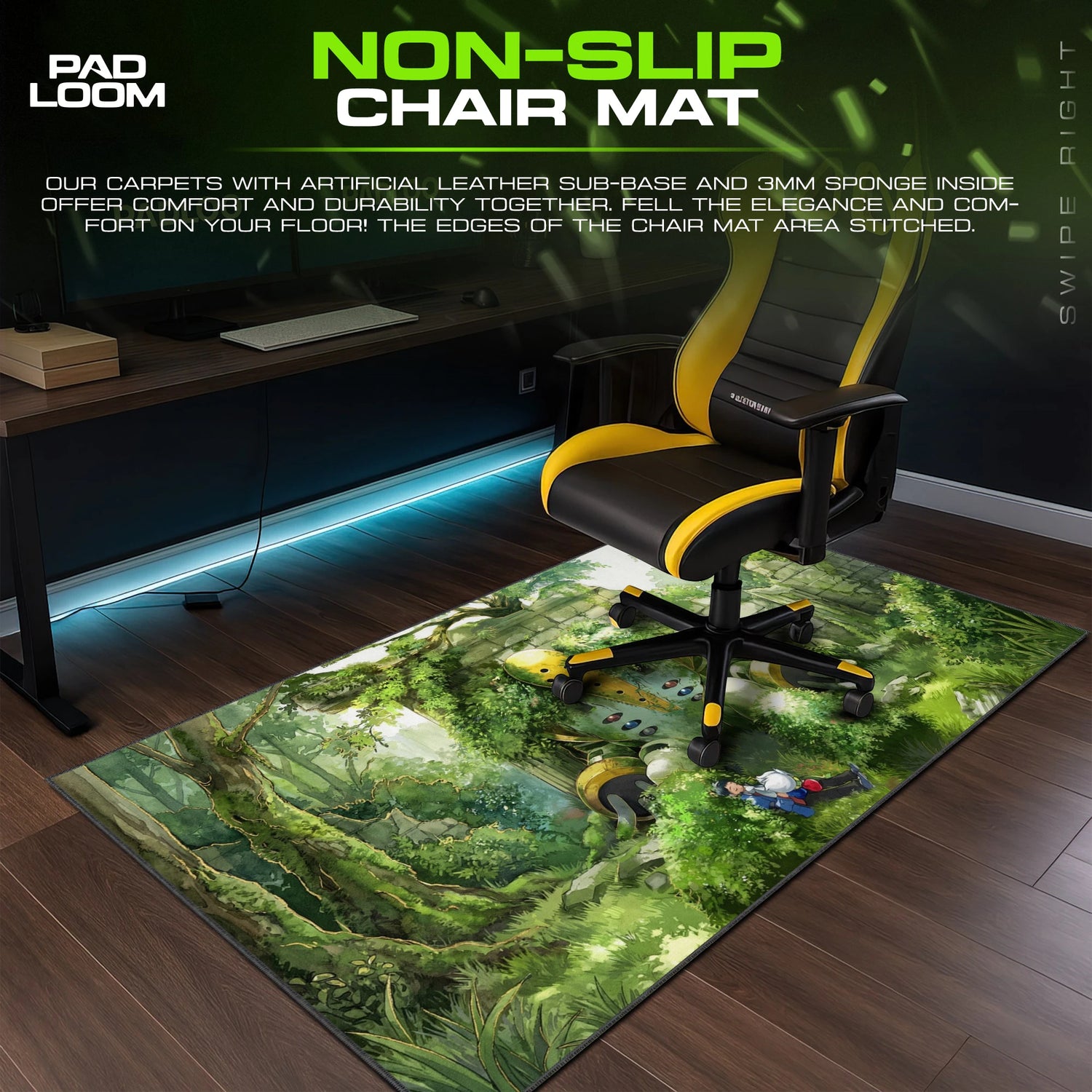 Registeel Ruins Rest Mouse Pad - Pokemon Desk Mat