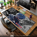 Rei Ayanami EVA Unit 00 Black Mouse Pad, Anime Gaming Desk Mat Padloom