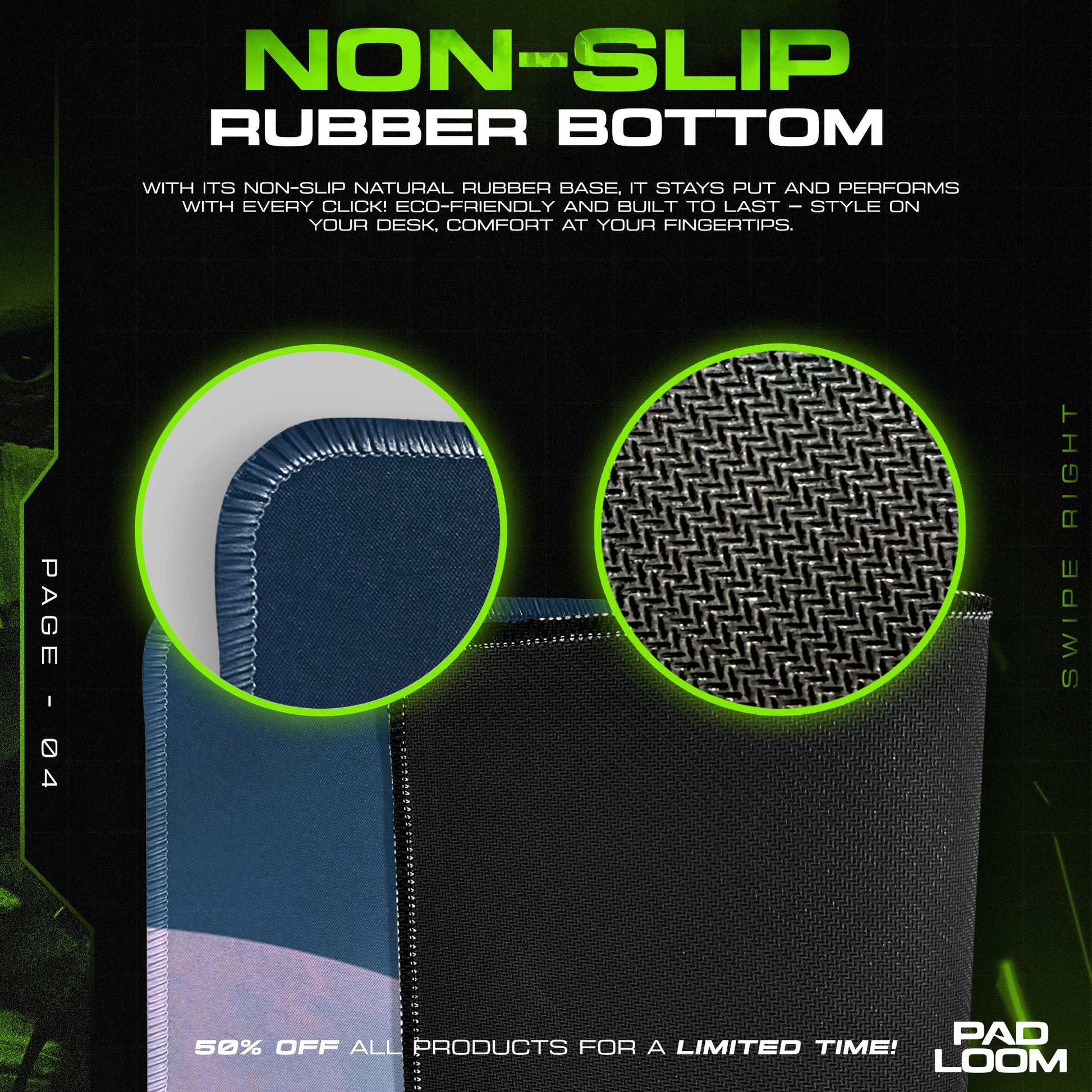 Rei Ayanami Moonlight Mouse Pad, Anime Gaming Desk Mat Padloom